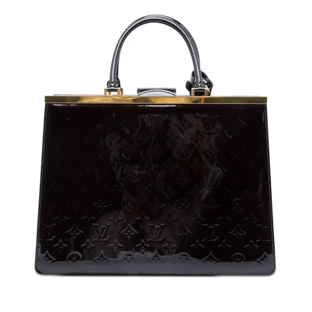 Louis Vuitton Monogram Vernis Deesse GM Purple Leather Very good - Front View