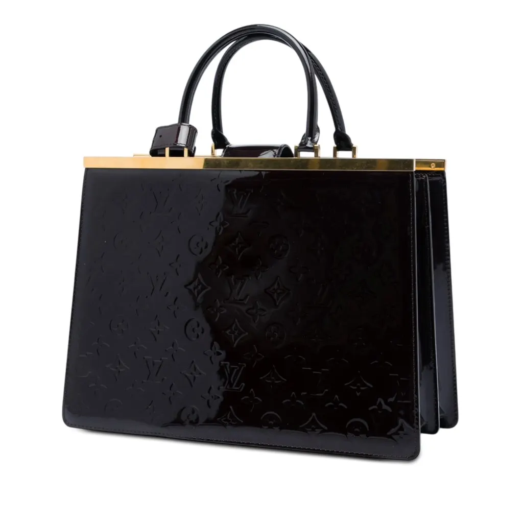 Louis Vuitton Monogram Vernis Deesse GM Purple Leather Very good - Back View