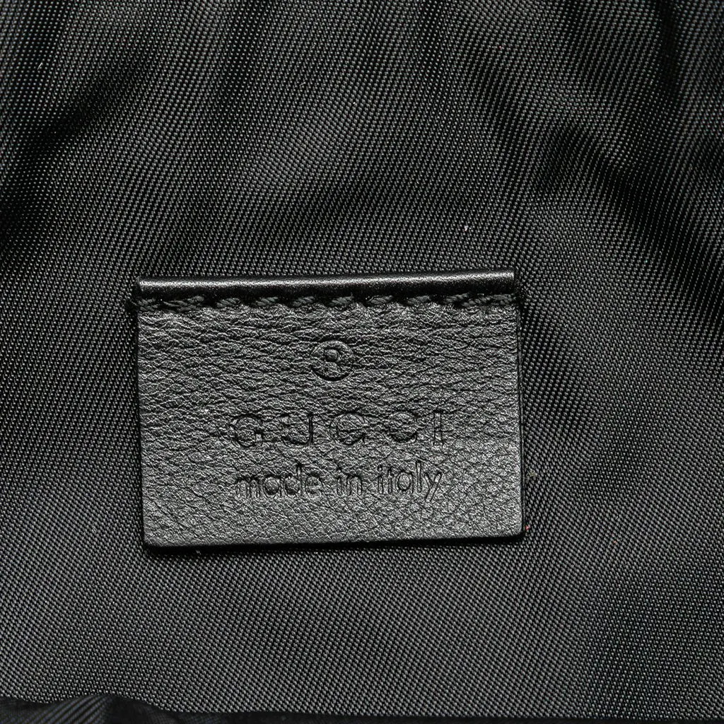 Gucci GG Canvas Interlocking G Shoulder Bag Black Very good - Box View
