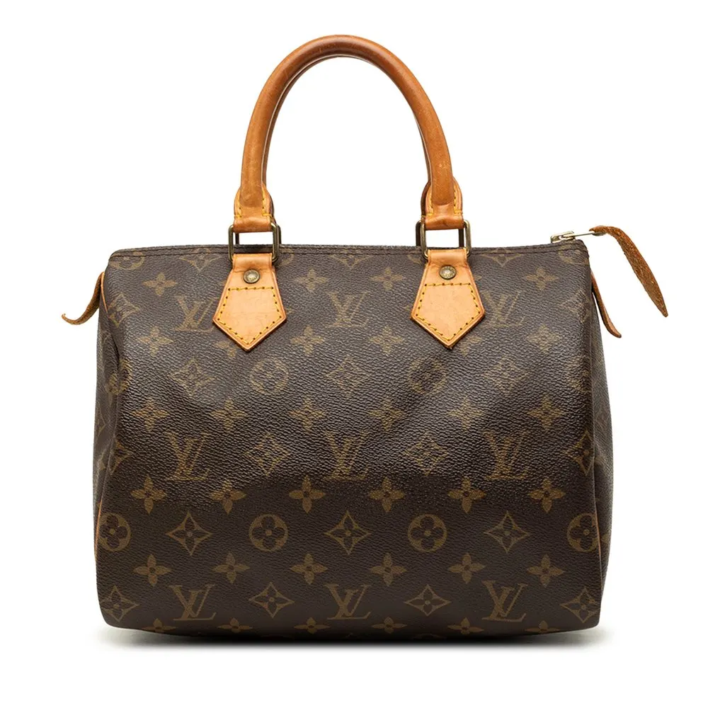 Louis Vuitton Monogram Speedy 25 Brown Very good - Front View