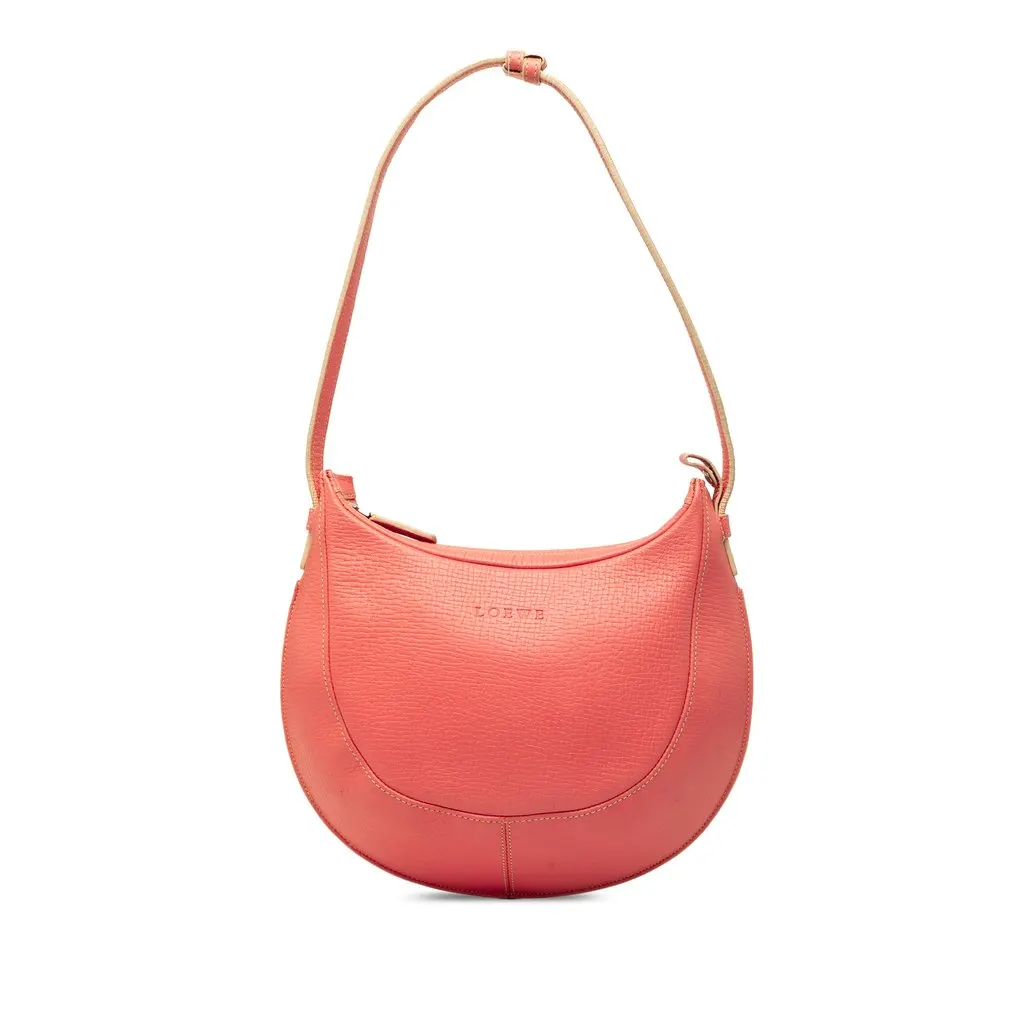 Loewe Embossed Leather Logo Hobo