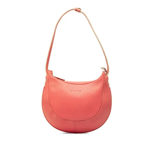 LOEWE Embosed Leather Logo Hobo