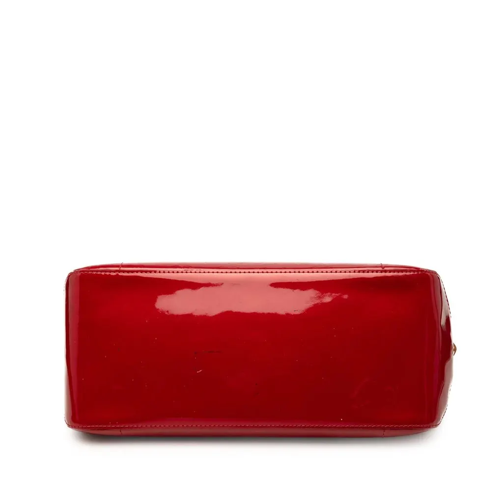 Louis Vuitton Monogram Vernis Rosewood Avenue Red Leather Good - Inside View