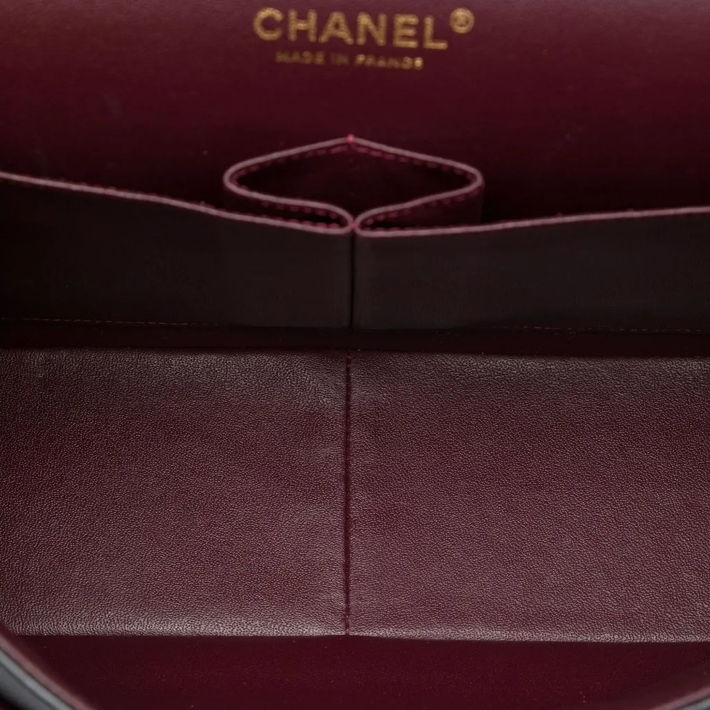 Chanel Jumbo Classic Lambskin Double Flap Black Leather Very good - Model View