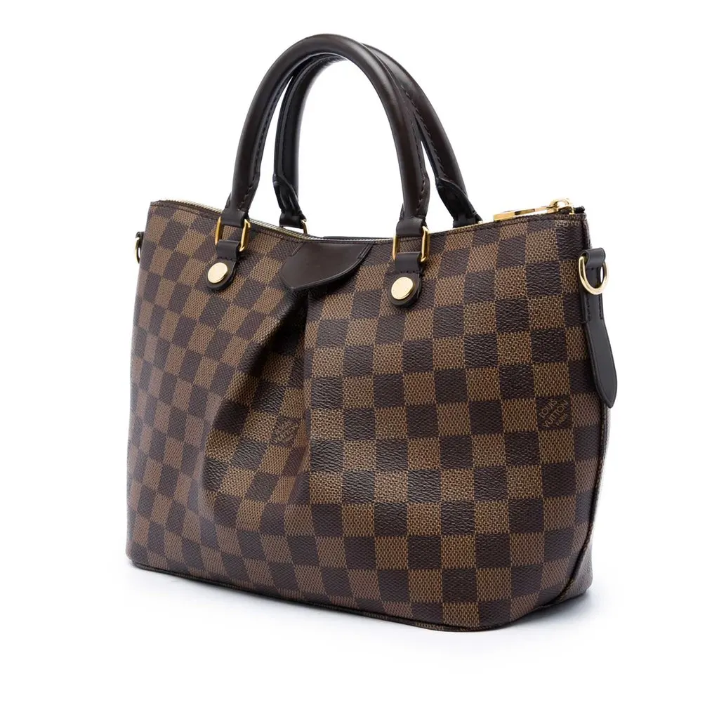 Louis Vuitton Damier Ebene Siena PM Brown Canvas Very good - Back View