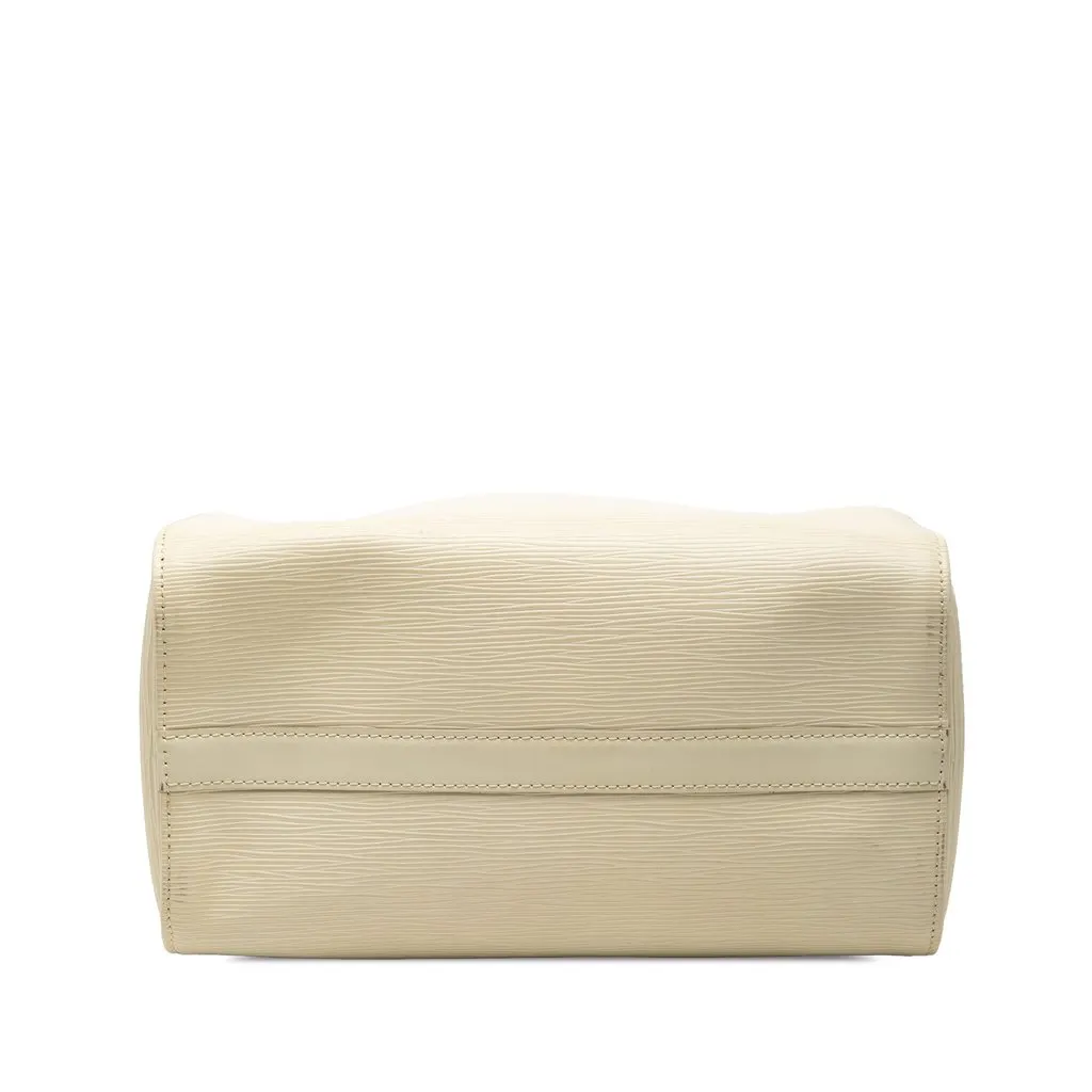 Louis Vuitton Epi Speedy 30 White Leather Very good - Inside View
