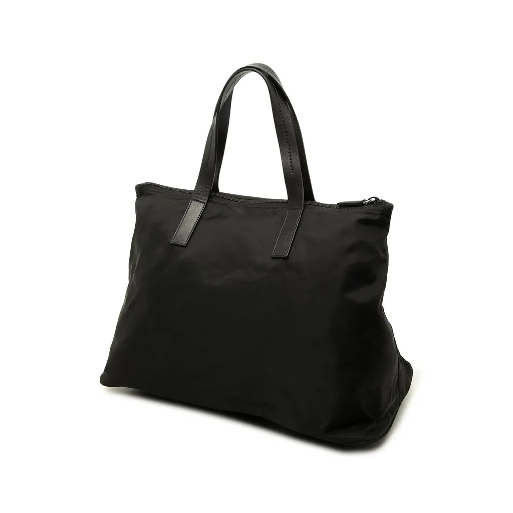 Prada Tessuto Tote Black Polyamide Good - Back View