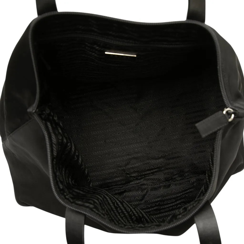 Prada Tessuto Tote Black Polyamide Good - Model View