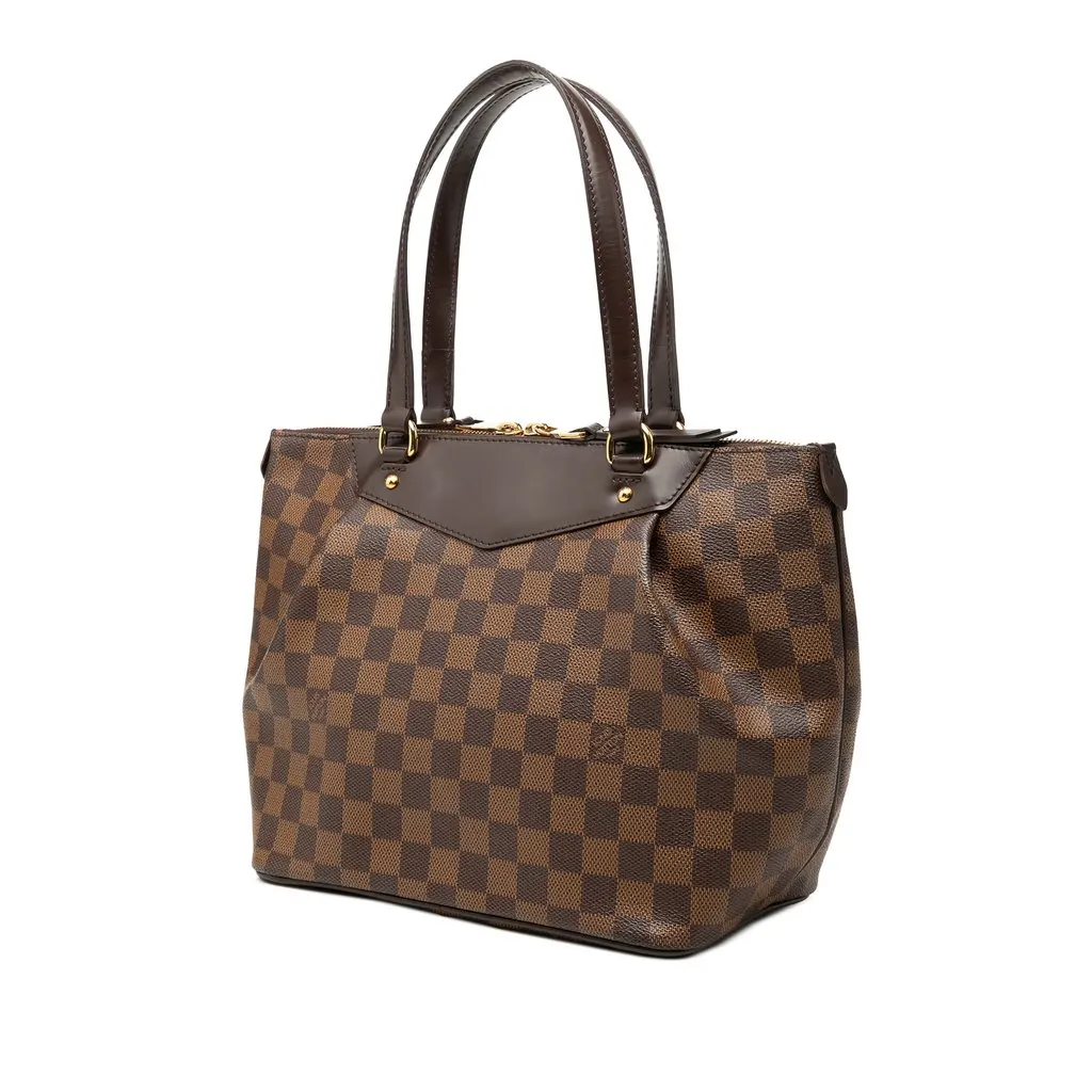 Louis Vuitton Damier Ebene Westminster PM Brown Very good - Back View