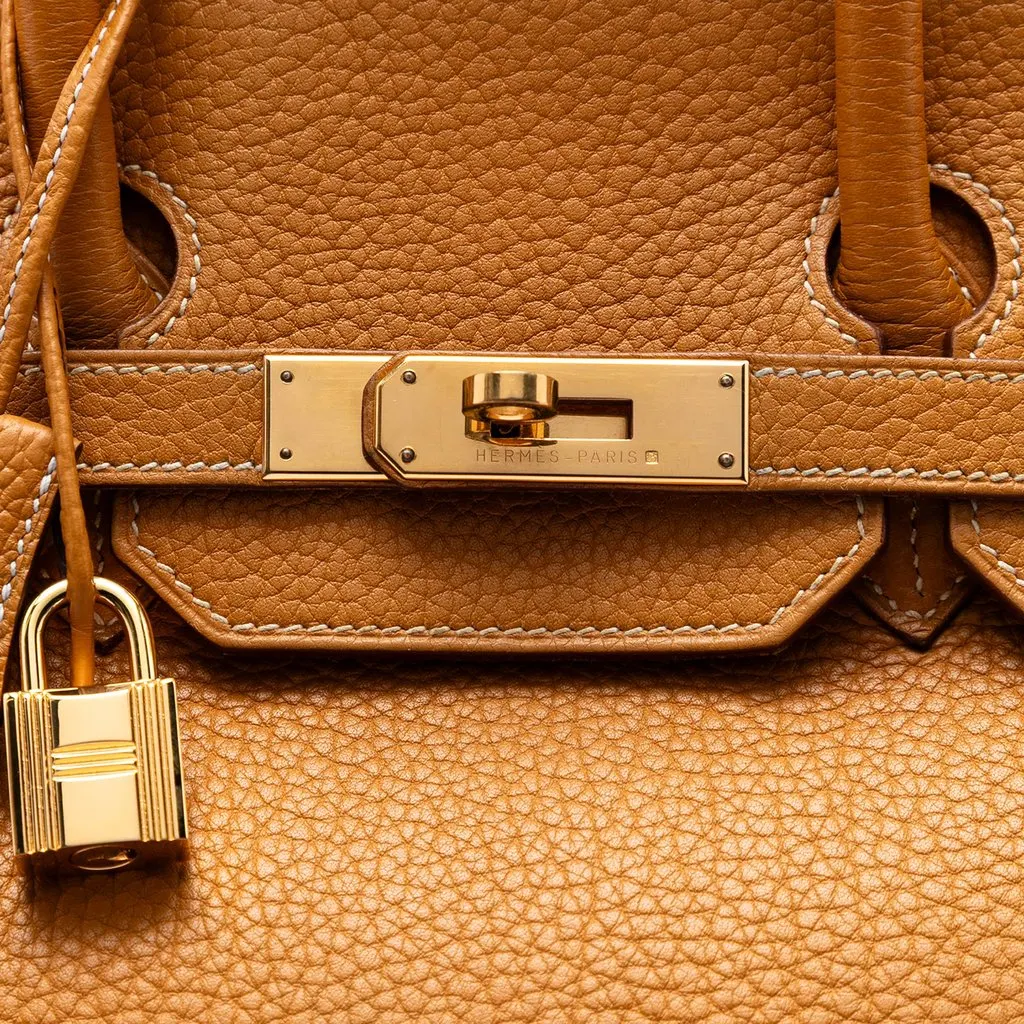Hermès Togo Birkin Retourne 35 Orange Leather Very good - Box View