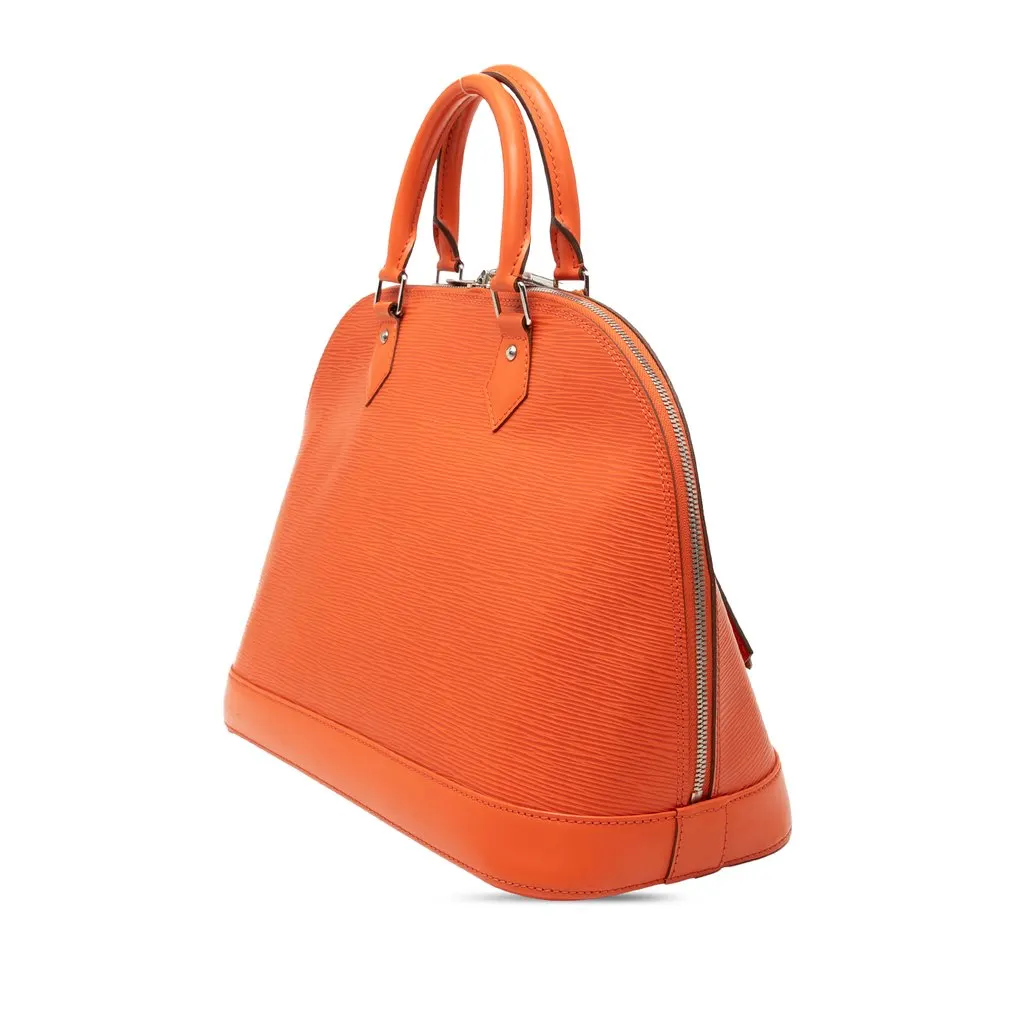 Louis Vuitton Epi Alma MM Orange Leather Very good - Back View