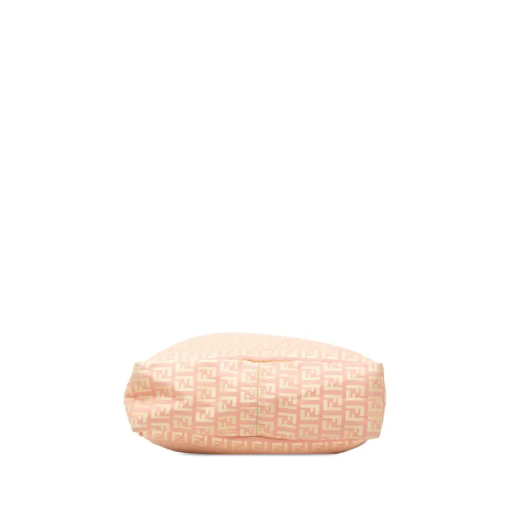 Fendi Zucchino Canvas Vertical Tote Pink Very good - Inside View