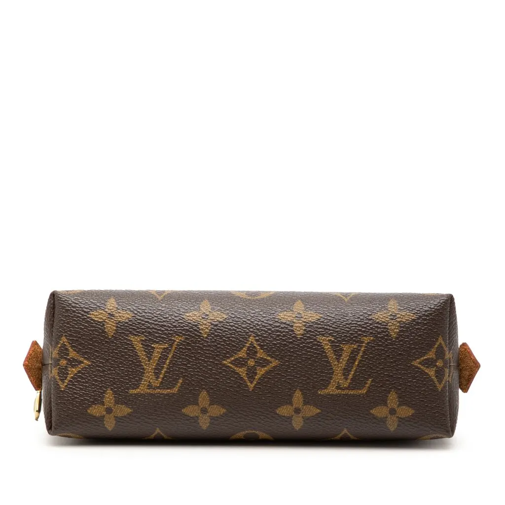 Louis Vuitton Monogram Cosmetic Pouch PM Brown Very good - Inside View