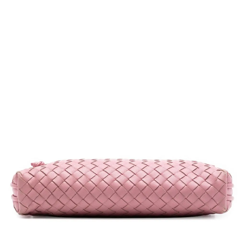 Bottega Veneta Nappa Intrecciato Nodini Crossbody Pink Leather Very good - Inside View
