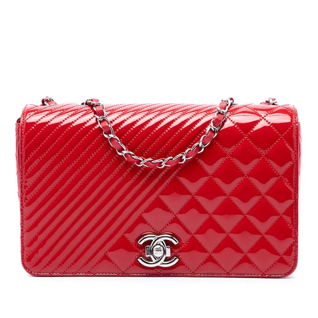 Chanel Medium Patent Coco Boy Flap