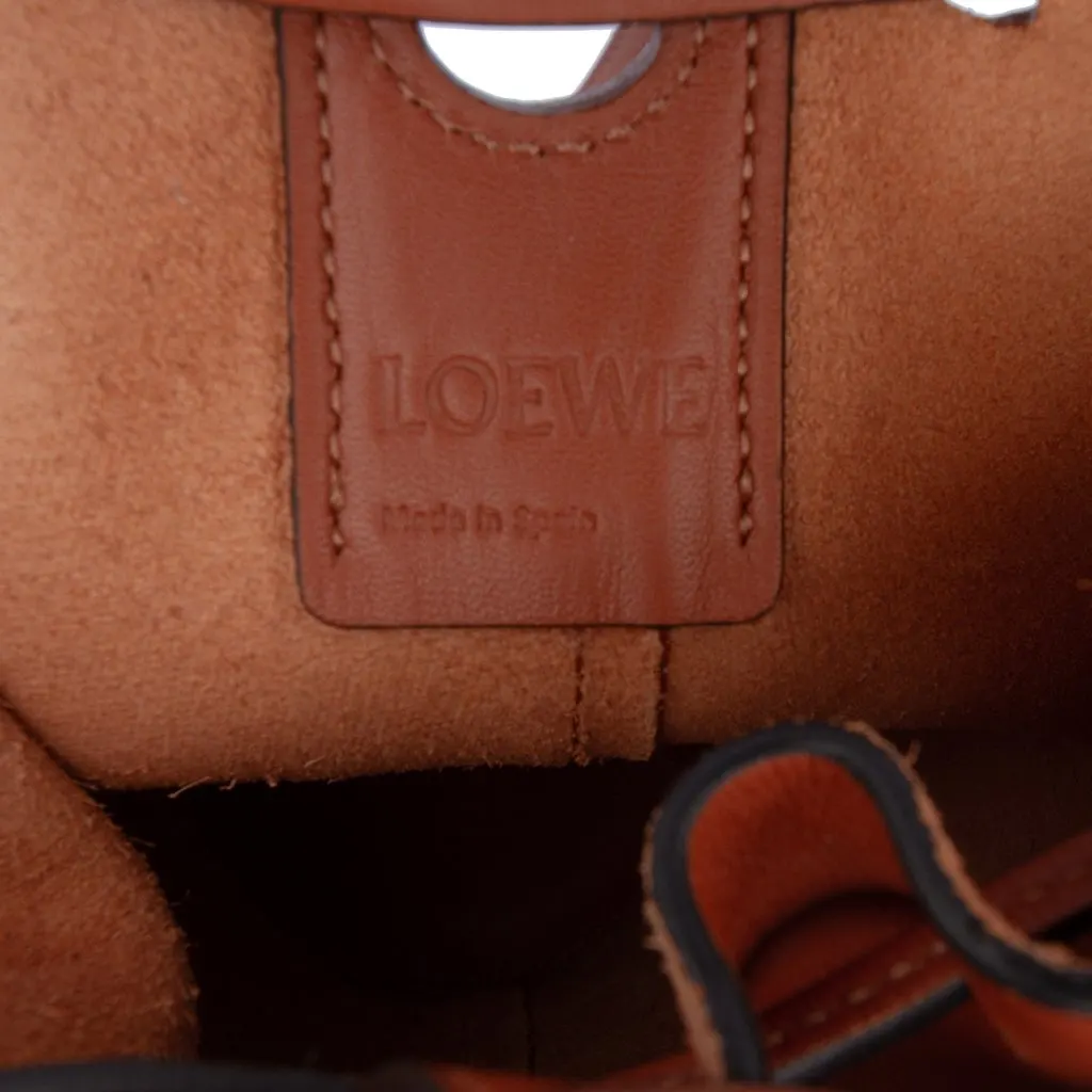 Loewe Nano Leather Balloon Bucket Bag Brown Leather Good - Box View
