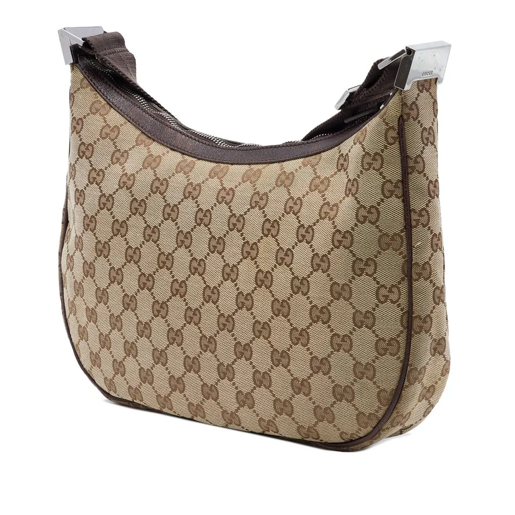 Gucci GG Canvas Crossbody Beige Very good - Back View