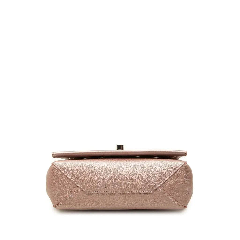 Louis Vuitton Metallic Leather Eyelet LockMe II BB Pink Leather Good - Inside View