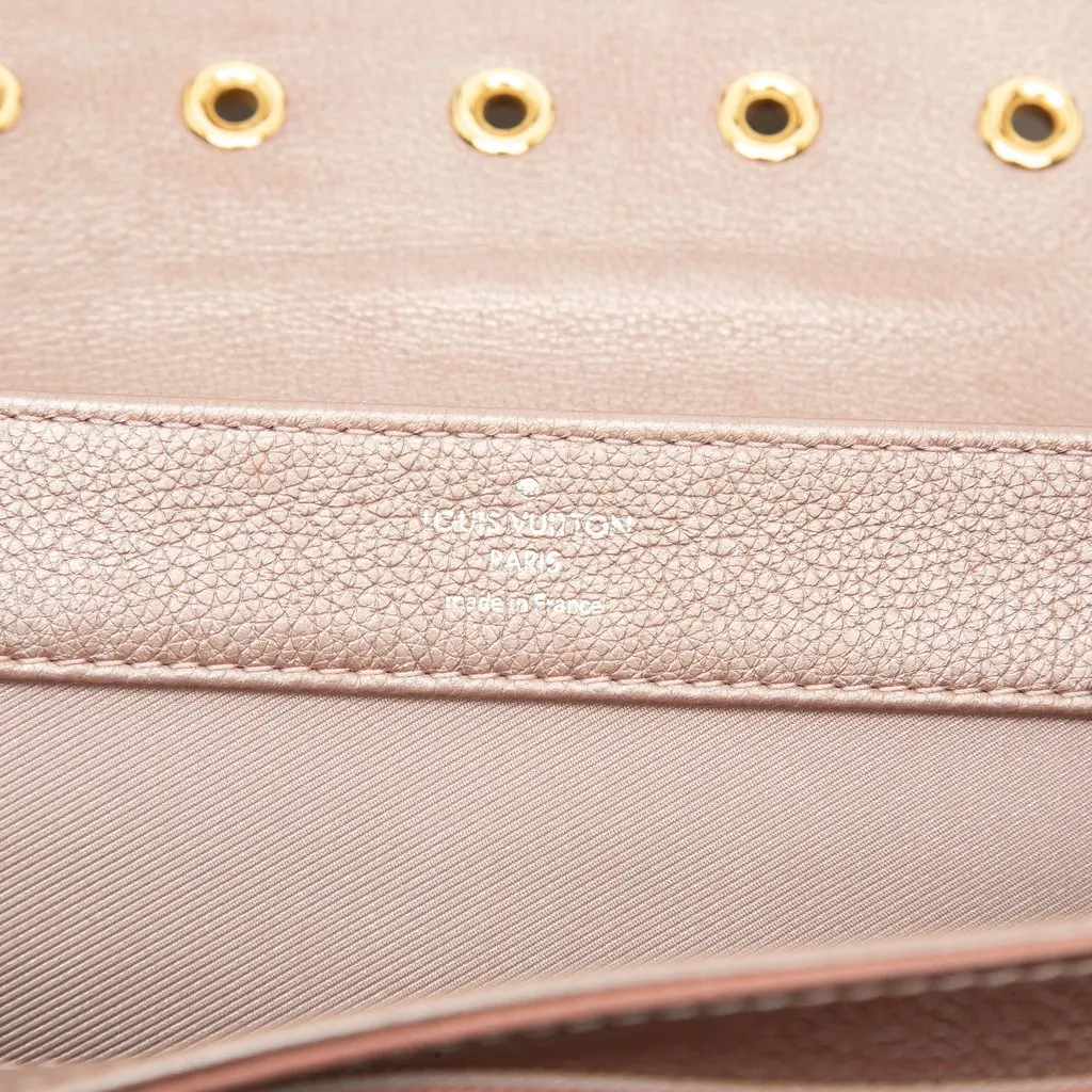Louis Vuitton Metallic Leather Eyelet LockMe II BB Pink Leather Good - Box View