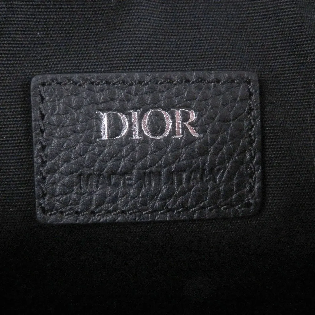 Dior Mini Oblique Jacquard and Mesh Dior 8 Messenger Bag Black Never worn - Box View