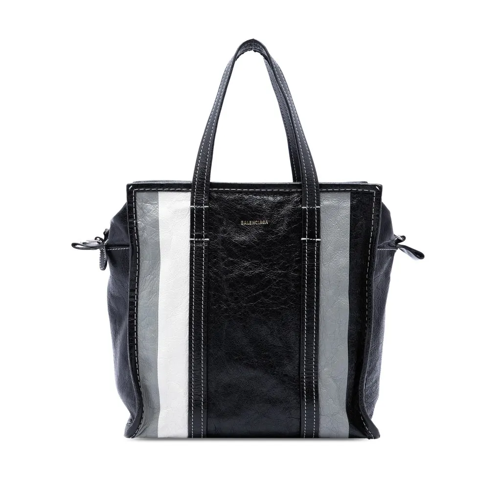 Balenciaga Lambskin Bazar Shopper Satchel S