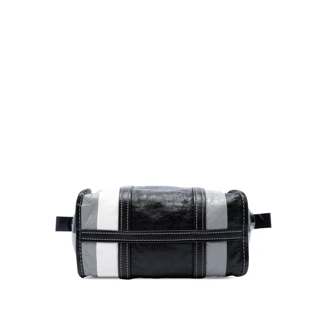 Balenciaga Lambskin Bazar Shopper Satchel S Black Leather Very good - Inside View