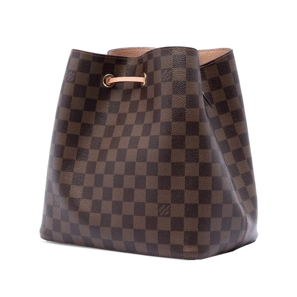 Louis Vuitton Damier Ebene Neonoe MM Brown Very good - Back View