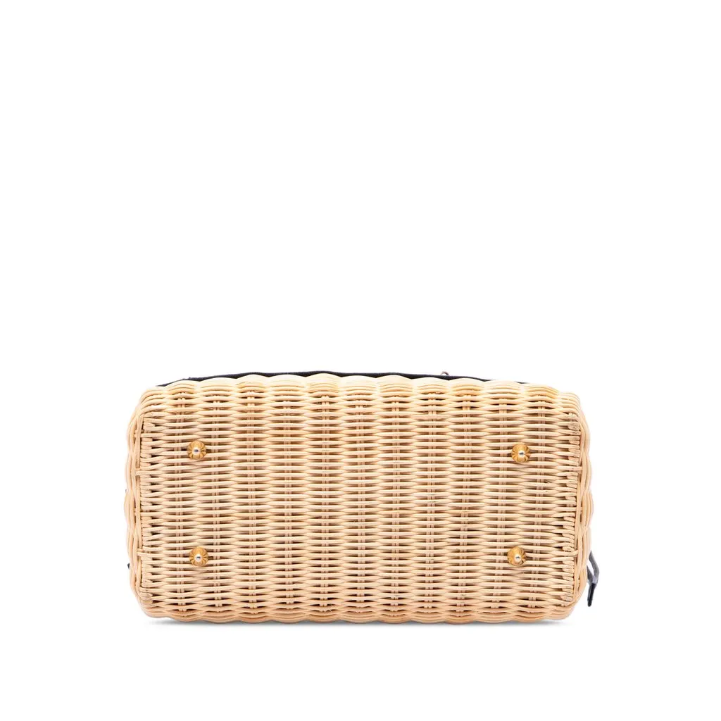 Dior Medium Wicker Oblique Lady Dior Brown Very good - Inside View
