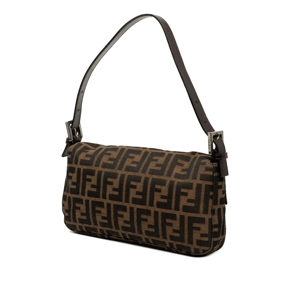 Fendi Zucca Canvas Baguette Brown Very good - Back View