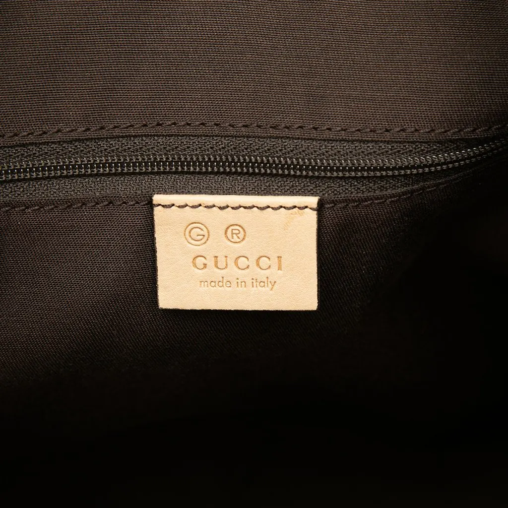 Gucci Calfskin Bamboo D Ring Hobo Brown Leather Very good - Box View