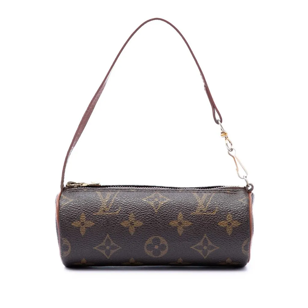 Louis Vuitton Monogram Papillon Pochette Brown Canvas Very good - Front View