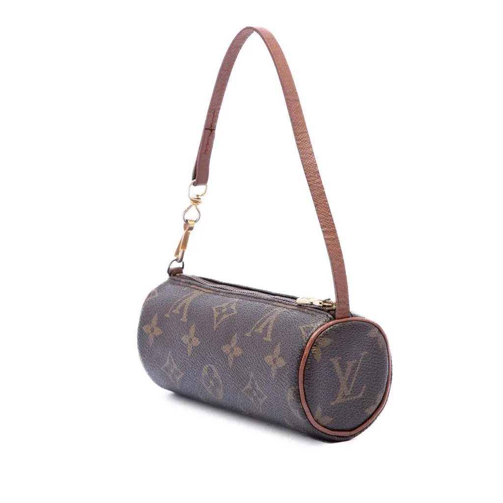 Louis Vuitton Monogram Papillon Pochette Brown Canvas Very good - Back View
