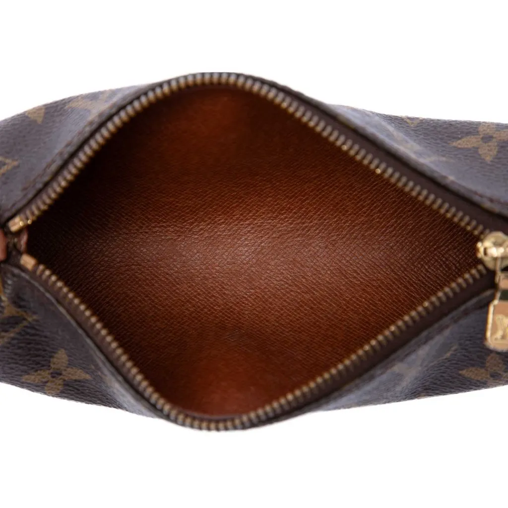 Louis Vuitton Monogram Papillon Pochette Brown Canvas Very good - Model View