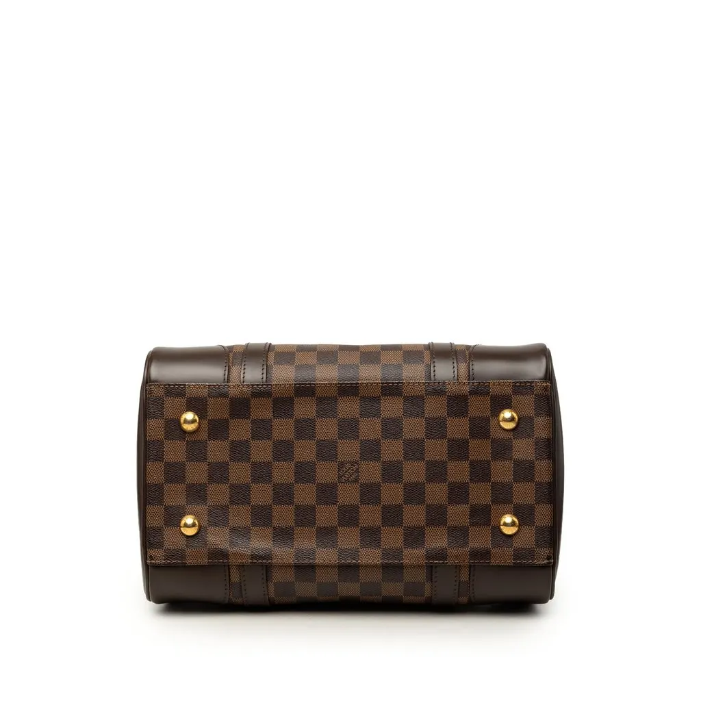 Louis Vuitton Damier Ebene Berkeley Brown Canvas Very good - Inside View