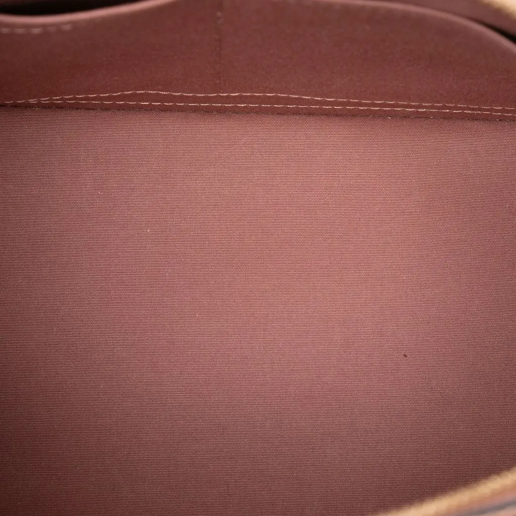 Louis Vuitton Monogram Vernis Alma PM Brown Leather Very good - Model View
