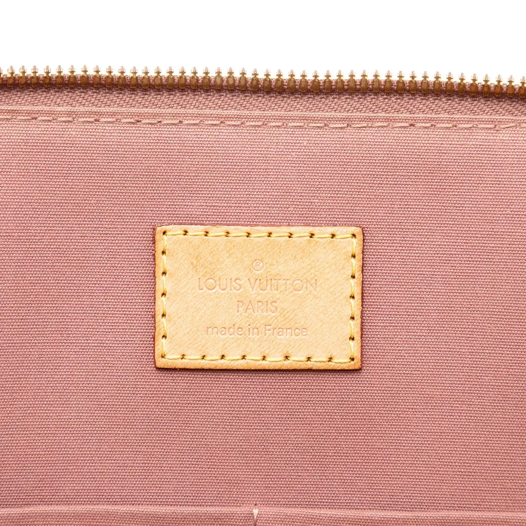 Louis Vuitton Monogram Vernis Alma PM Brown Leather Very good - Box View