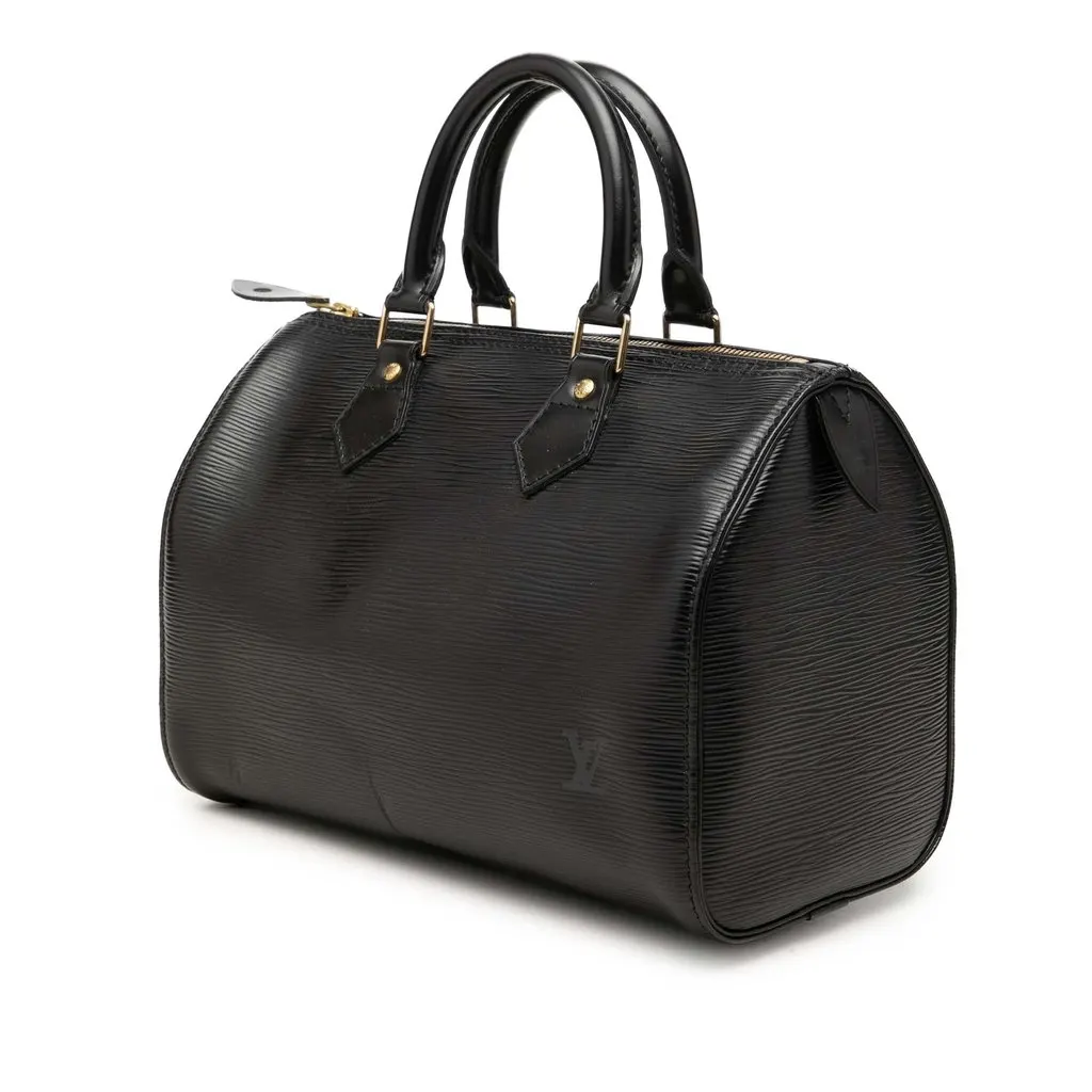 Louis Vuitton Epi Speedy 25 Black Leather Very good - Back View