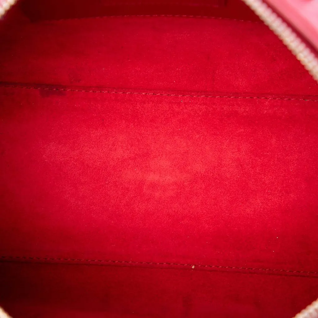 Saint Laurent Baby Leather Classic Duffle Satchel Red Leather Very good - Model View