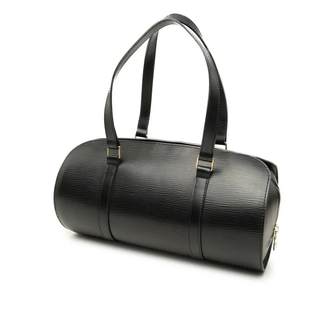 Louis Vuitton Epi Soufflot Black Leather Very good - Back View