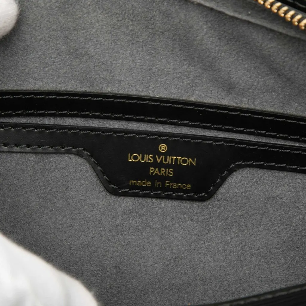 Louis Vuitton Epi Soufflot Black Leather Very good - Box View