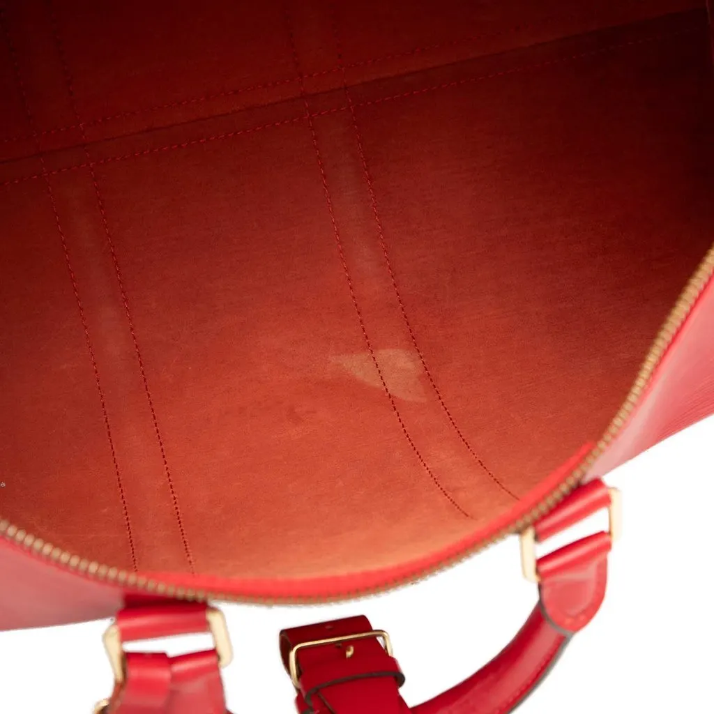 Louis Vuitton Epi Keepall 45 Red Leather Good - Box View