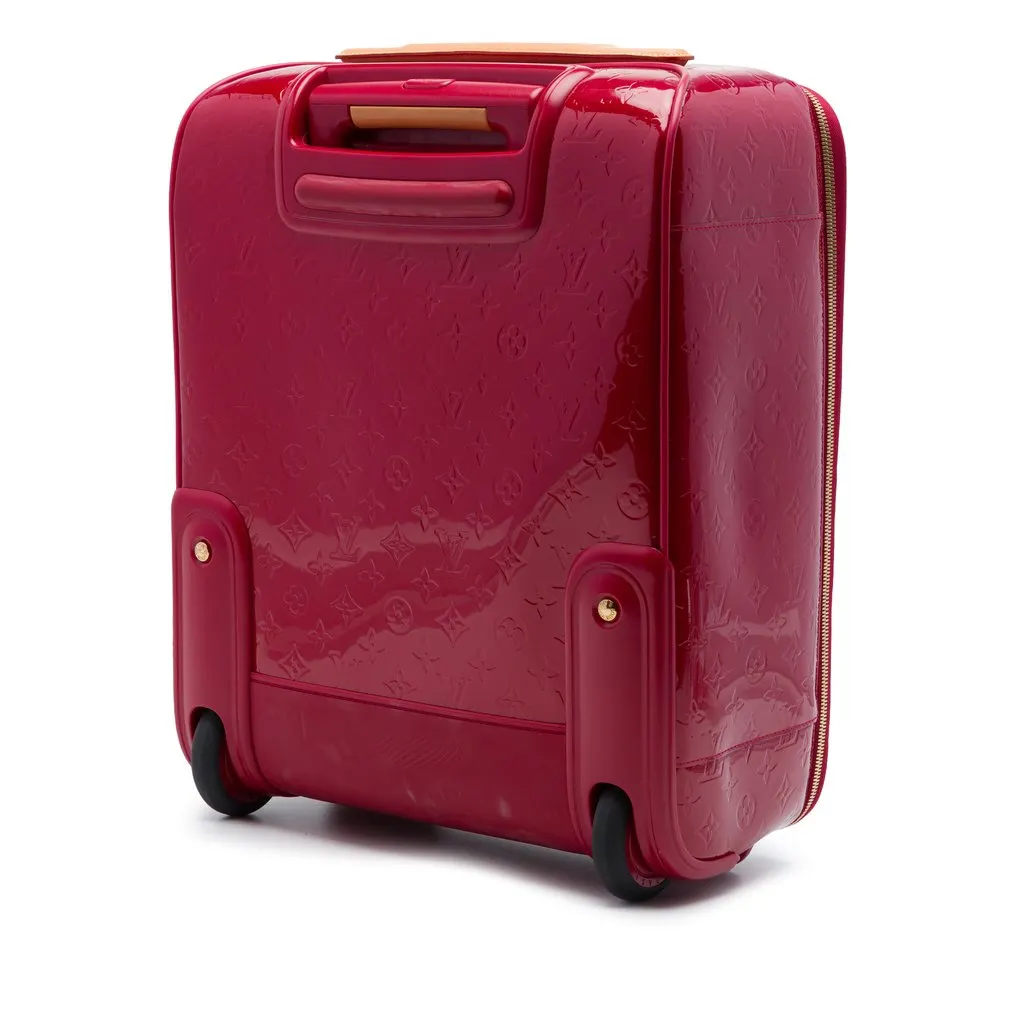 Louis Vuitton Monogram Vernis Pegase 45 Red Leather Good - Back View