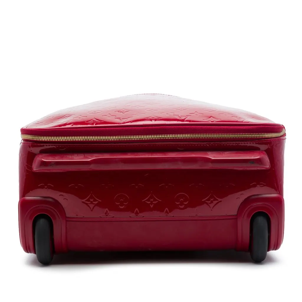 Louis Vuitton Monogram Vernis Pegase 45 Red Leather Good - Inside View