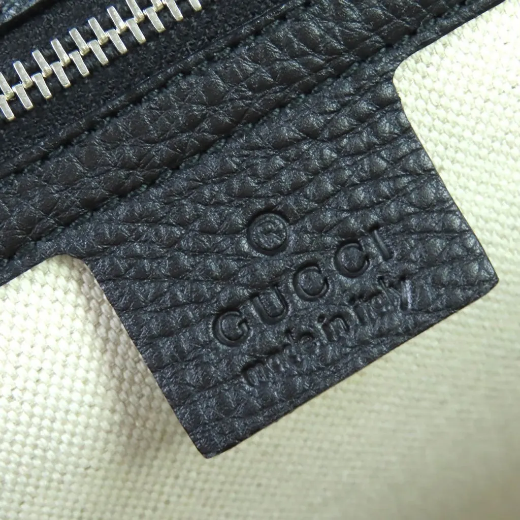 Gucci Large GG Neoprene New Bamboo Top Handle Bag Black Very good - Box View