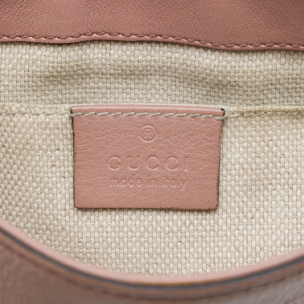 Gucci Small Patent Soho Chain Flap Crossbody Brown Leather Very good - Box View