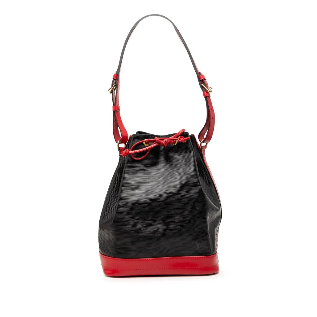 Louis Vuitton Epi Bicolor Noe GM Black Leather Very good - Front View