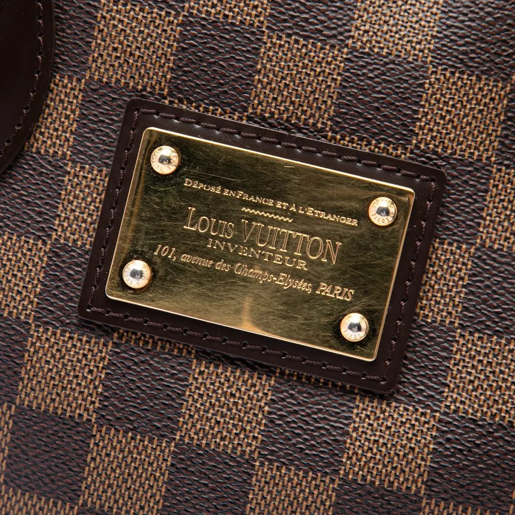 Louis Vuitton Damier Ebene Hampstead PM Brown Canvas Very good - Box View