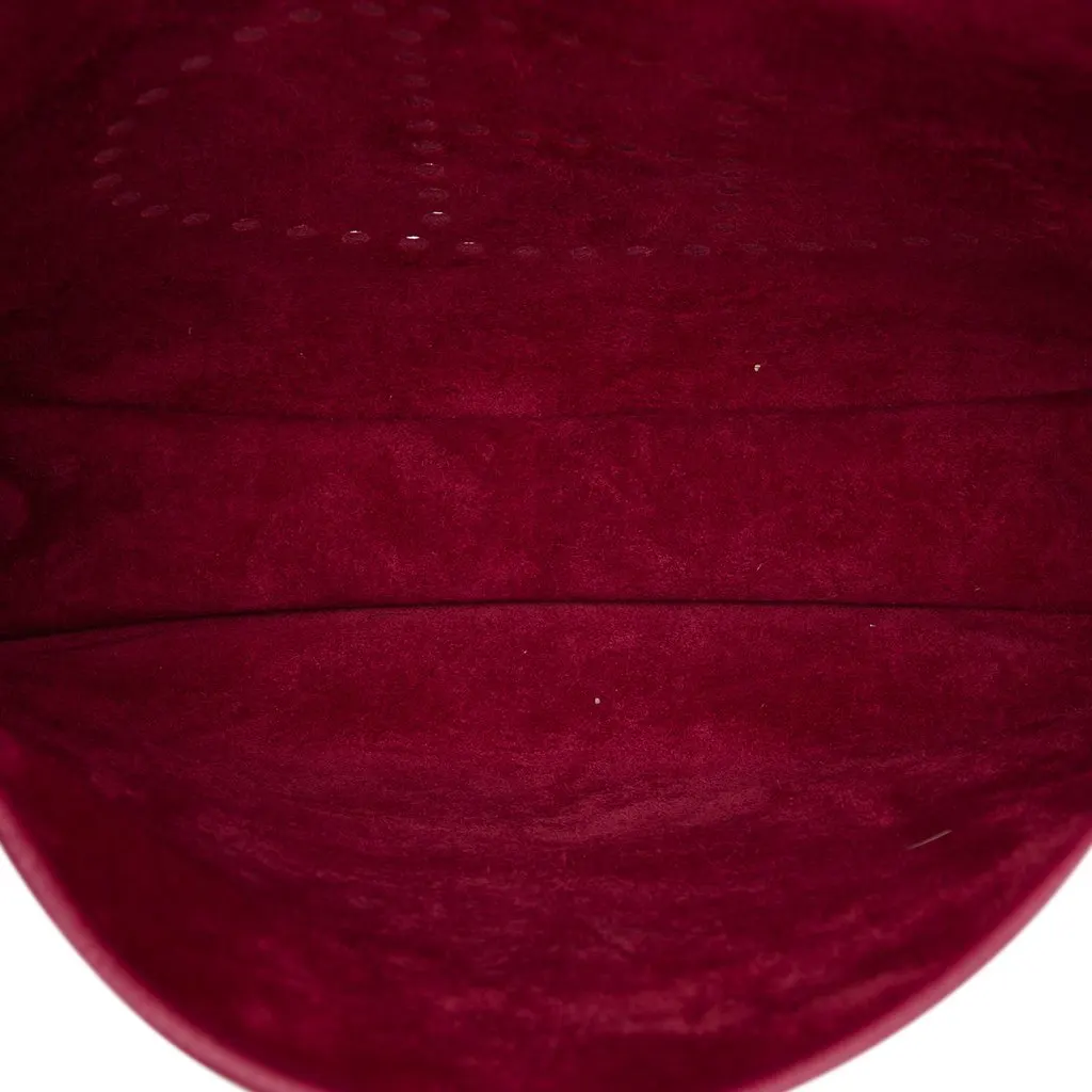 Hermès Clemence Evelyne III 33 Purple Leather Very good - Model View