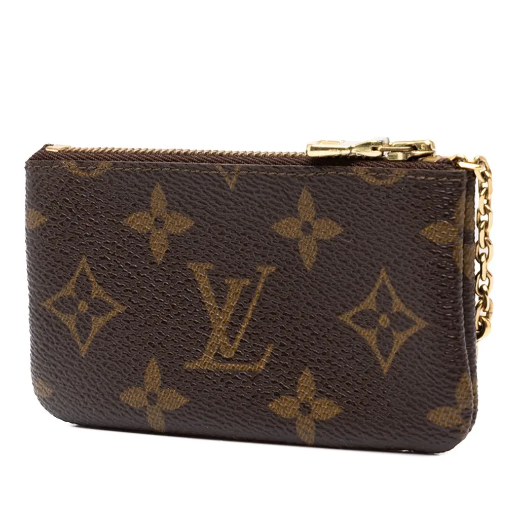 Louis Vuitton Monogram Key Pouch Brown Canvas Very good - Back View