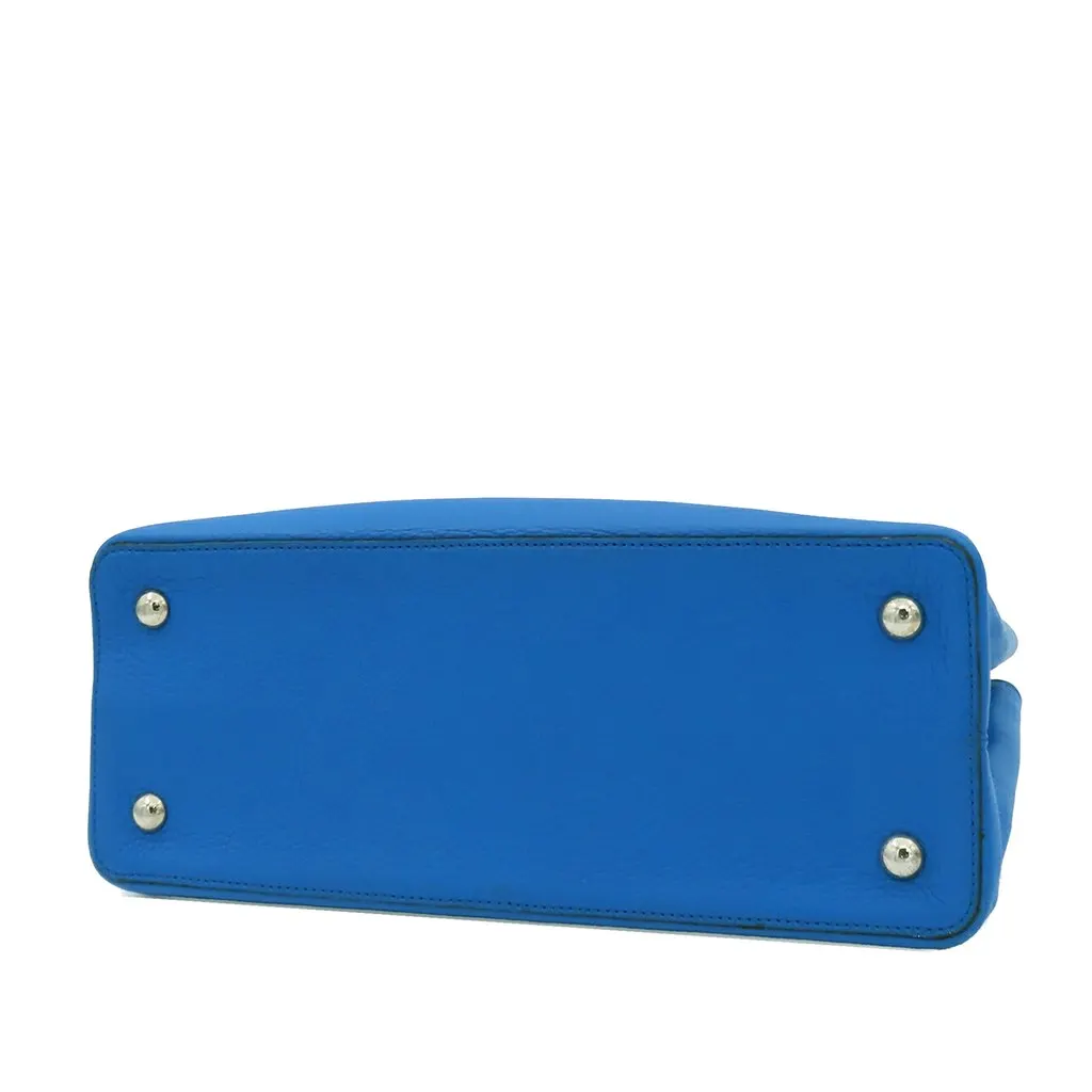 Louis Vuitton Taurillon Capucines GM Blue Leather Very good - Inside View